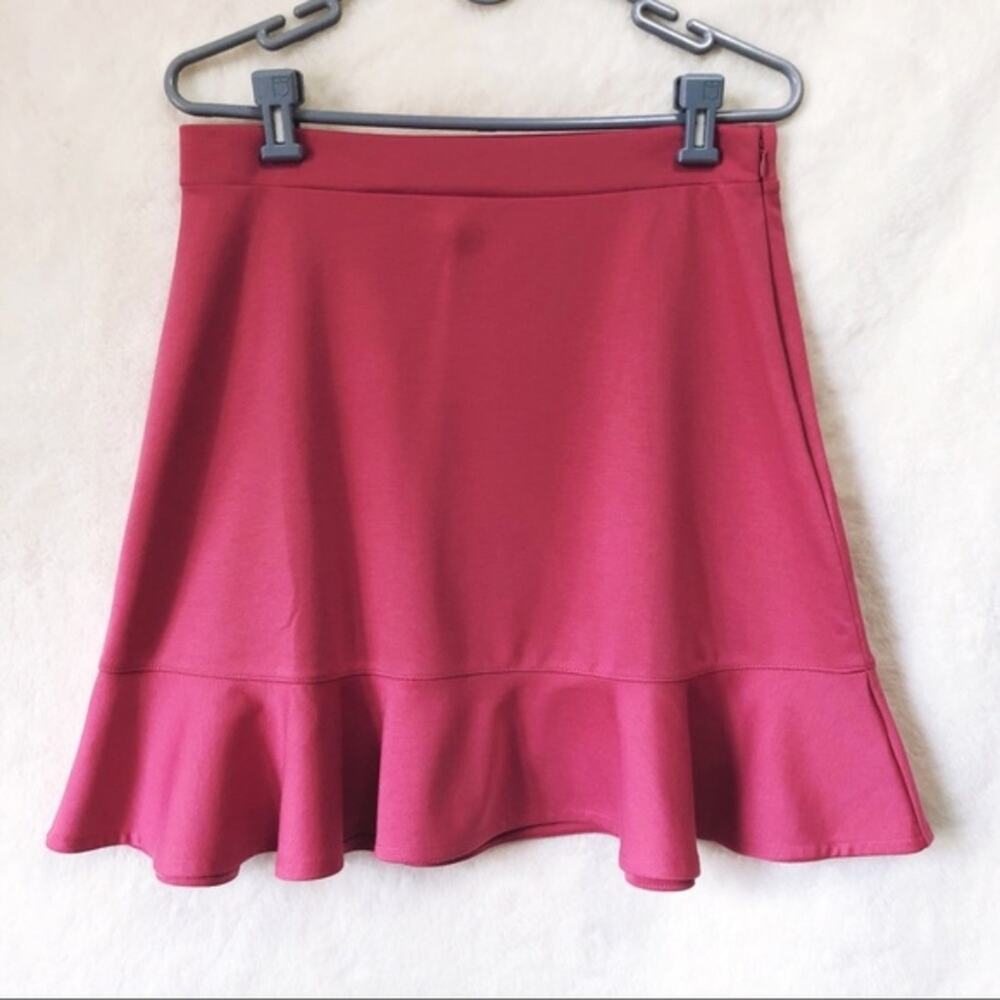 GAP Fuschia Ruffle Skirt